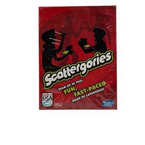 Scattergories Board Game Family Friendly Party Kids Hasbro New Sealed 2013
